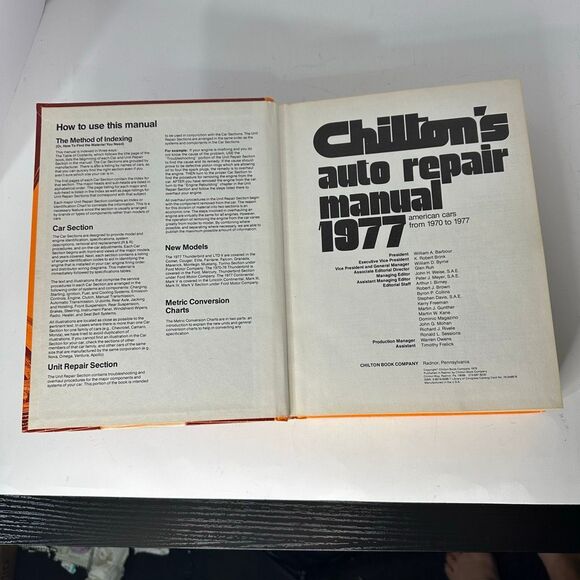 Vintage Chiltons’s Auto Repair Manual 1970-1977 - Picture 11 of 15